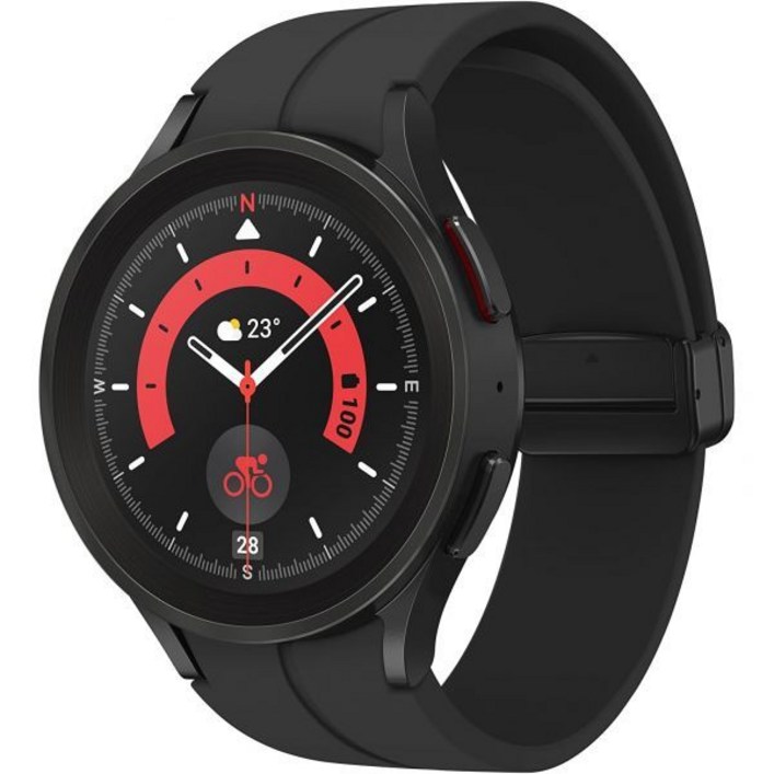 삼성 갤럭시 워치 5 Pro 45mm GPS 심박수 피트니스 트래킹 포함 스마트 티타늄 사파이어 글라스 개선된 배터리