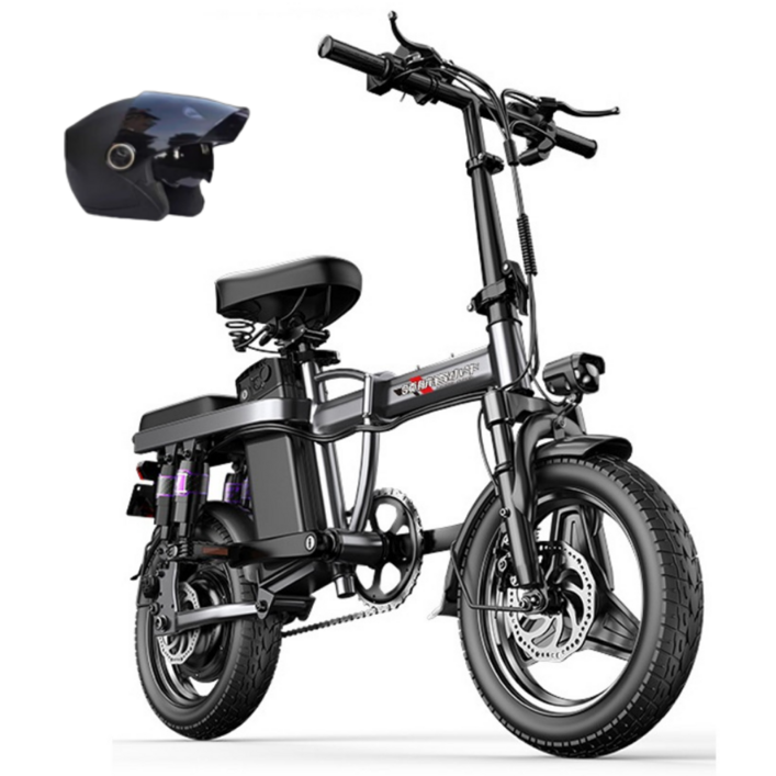 붐고 접이식 전기자전거 접이식자전거 자전거 출퇴근 고출력 미니벨로 48V 전동, 디럭스 x 12단 충격 흡수, 스틸