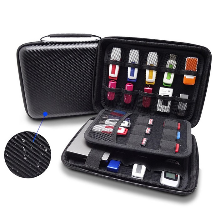 휴대용 USB 메모리 SD카드 외장하드 대용량 보관함 파우치 보관가방 휴대용 USB 메모리 SD카드 외장하드 대용량 보관함 파우치 보관가방