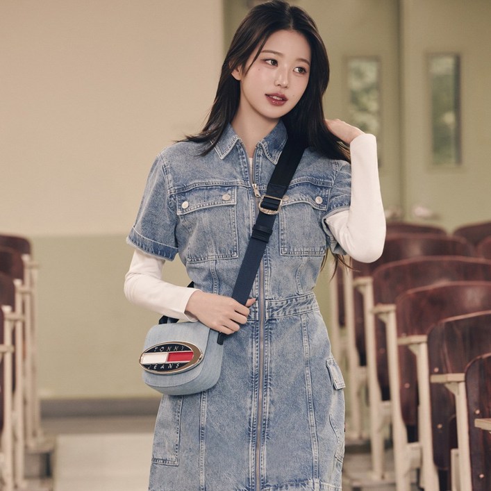 타미힐피거 유틸리티 원피스 (T32E6WOP13TWT11A5)