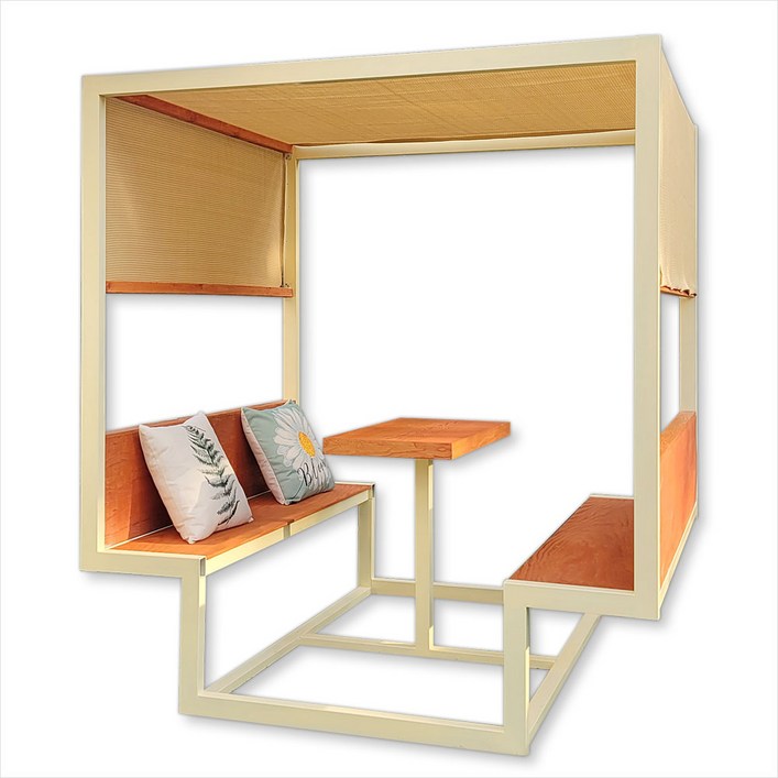 그늘막 파고라 원두막 6인용 야외테이블 정자 카페 테이블 국내제작