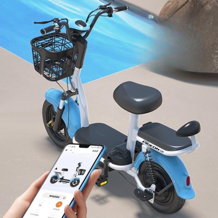 Feige 자토바이 전기 자전거 팻바이크 레트로 전동 출퇴근 48v, 48V, C