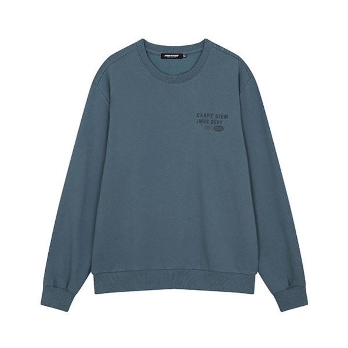 잠뱅이 남성  그래픽 포인트 맨투맨세미오버핏AM3WTS605PB