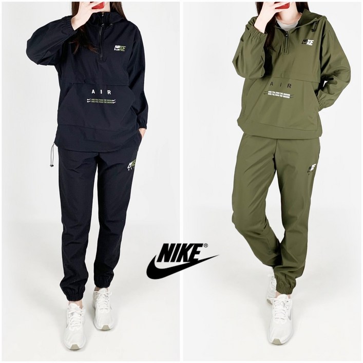 나이키 반집업 벤추리 본딩 아노락 트레이닝 세트 커플 학생 단체복 남여공용 봄신상 AH