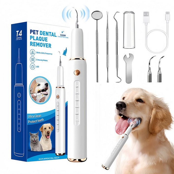 초음파 강아지치석제거기 지능 치석제거기 치석제거 치아 정리 구취 방지