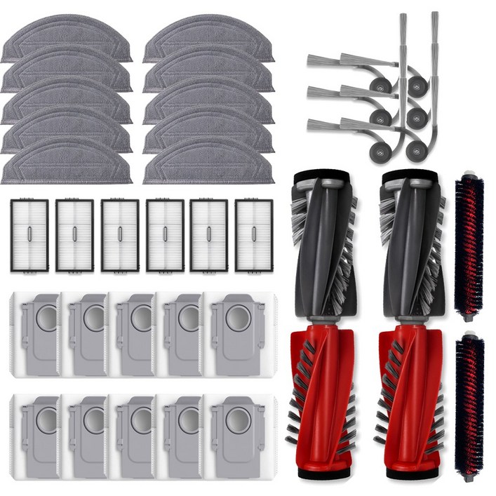 [호환] 만물상 로보락 S10 MaxV Ultra 물 걸레 더스트백 필터 소모품 1년치 세트, 1개