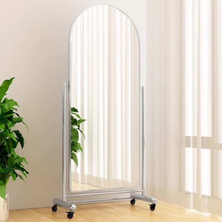 이동식 전신거울 166x60cm 안전유리 인테리어 거울H N Quality Home