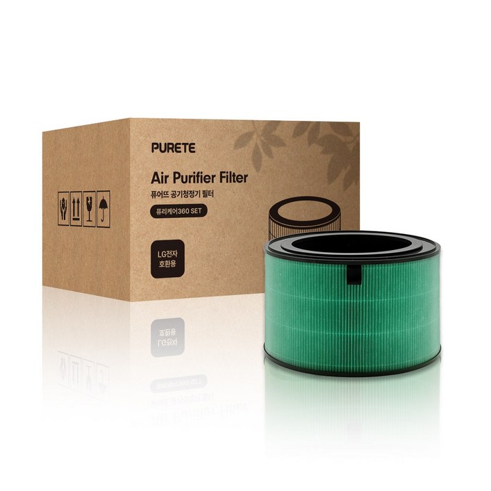 퓨어뜨 LG 엘지 공기청정기 필터 퓨리케어 360 호환용, 1개, 슈퍼하이형