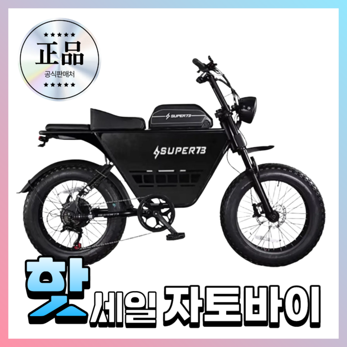 트렉포스 자토바이 전기 전동자전거 스쿠터 전기자전거 MTB 출퇴근용 배달용, Y1 표준(48V), 스틸
