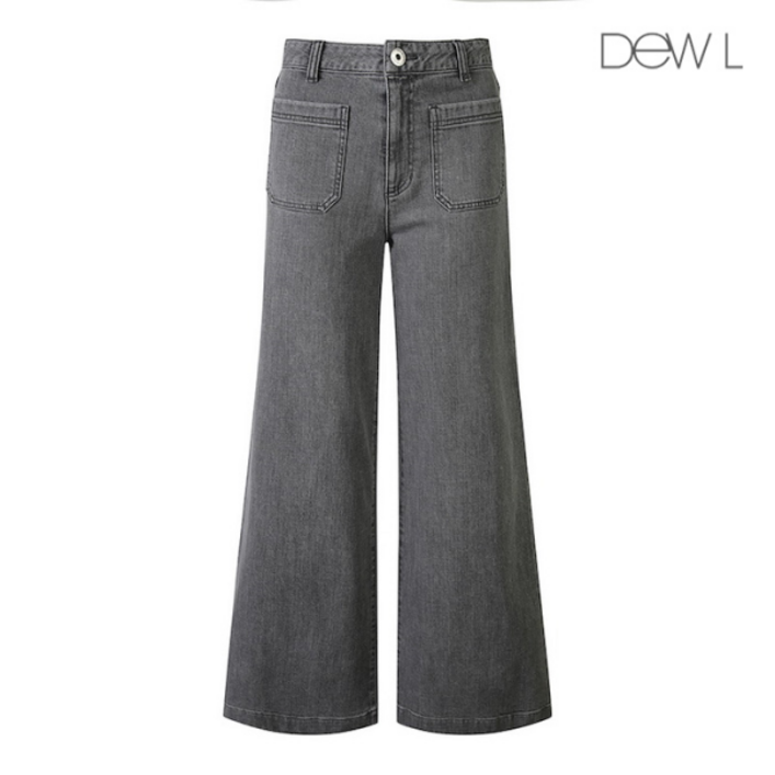 듀엘 포켓 포인티드 와이드핏 데님 팬츠 LGL251PSA401 741070