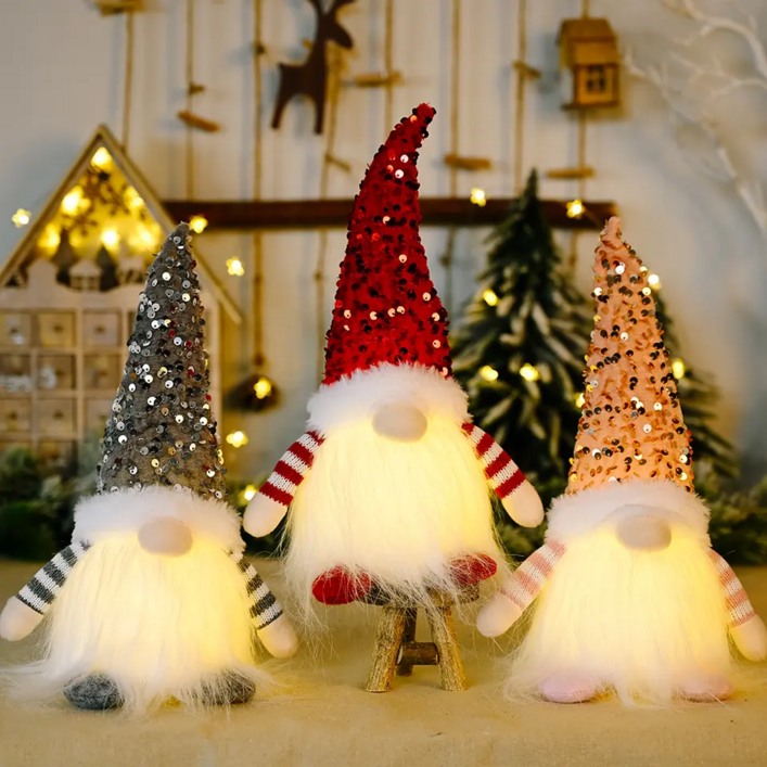 크리스마스 장식 무드등 조명 산타 램프 Christmas Santa Ramp, 핑크, 1개