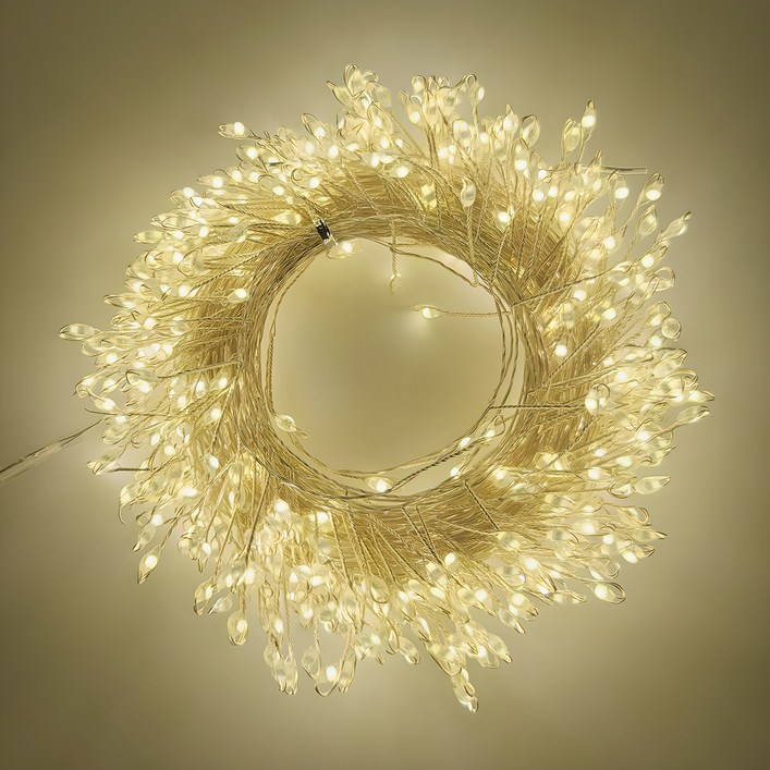 지아이비 DC24V LED 폭죽 와이어 전구 500구, 웜화이트, 1개 지아이비 DC24V LED 폭죽 와이어 전구 500구, 웜화이트, 1개