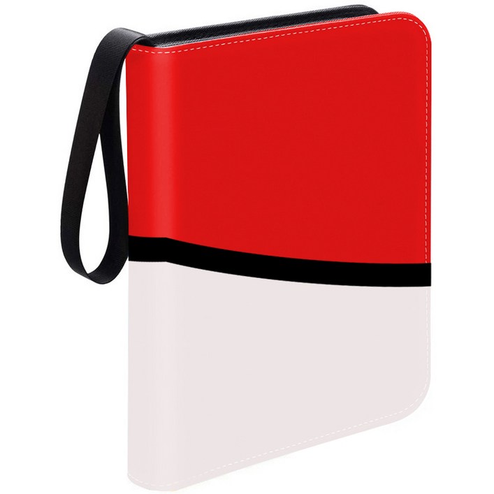 게임 카드 400장 보관 앨범 콜렉터 북 바인더 형, 카드앨범레드화이트