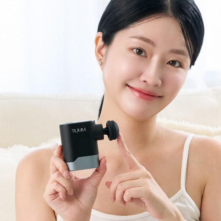 티움 포켓큐브 마사지건 전동 진동 미니 초경량 I 프리미엄 케어, 1개
