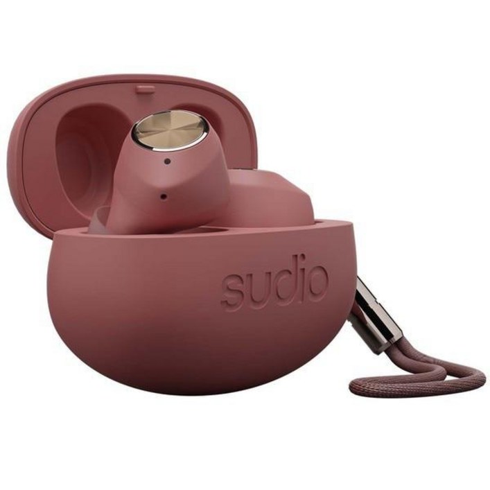 Sudio 수디오 완전무선 이어폰 Sudio T2 블루투스 / 액티브 노이즈 캔슬링 지원 Burgundry [T2 BUR]