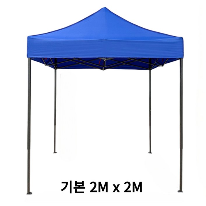 스톰가드 튼튼한 캐노피 천막 PU 자외선 차단 프레임 포함, 블루