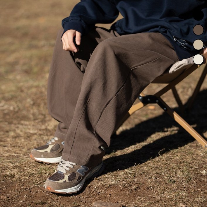 HANYO 남녀공용 순면 데일리 아웃도어 캐주얼 롱팬츠
