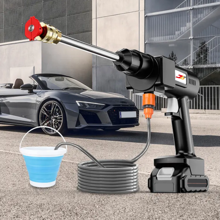 카충이 무선 고압세차기 MVCW35 충전식 고압세척기 농작물세척 외벽세척