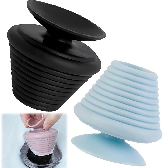 루이 세면대 배수구 고무마개 세트 욕실 싱크대 오버플로우 캡, 2개