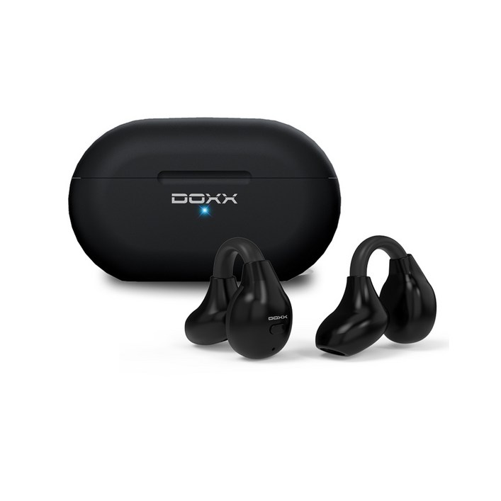 DOXX 편안한 귀착용의 귀걸이 무선 블루투스 이어폰, soundtone, 블랙