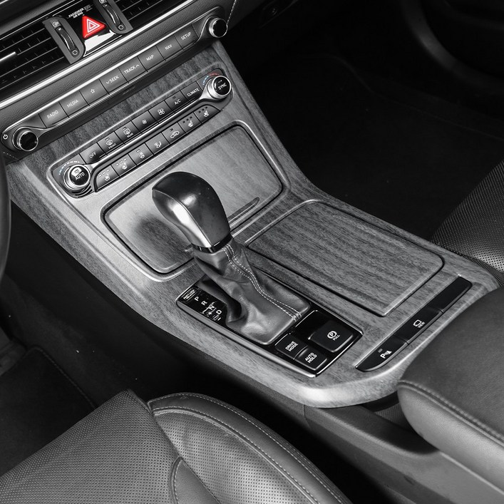 유투카 호환 그랜저 IG 튜닝 용품 기어패널 커버 우드 카본 몰딩 차량 기스방지 드레스업, 무광우드기어패널 커버 3P 16년19년, 기타