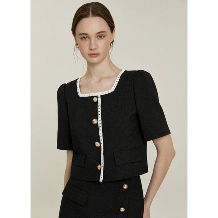 잇미샤 버튼 트위드 자켓 ITP5YJK660 338348