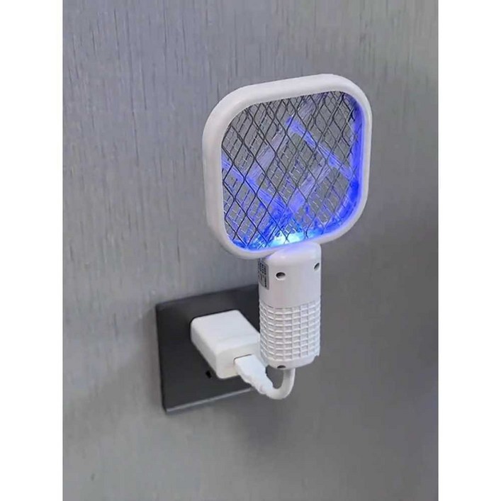 홈 USB 보라색 빛 모기 퇴치 램프 전기 모기 퇴치기 모기 퇴치 야외 피크닉 휴대용 자동차 저전력 모기 퇴치제 모기 파리, 검은색단일 모기채