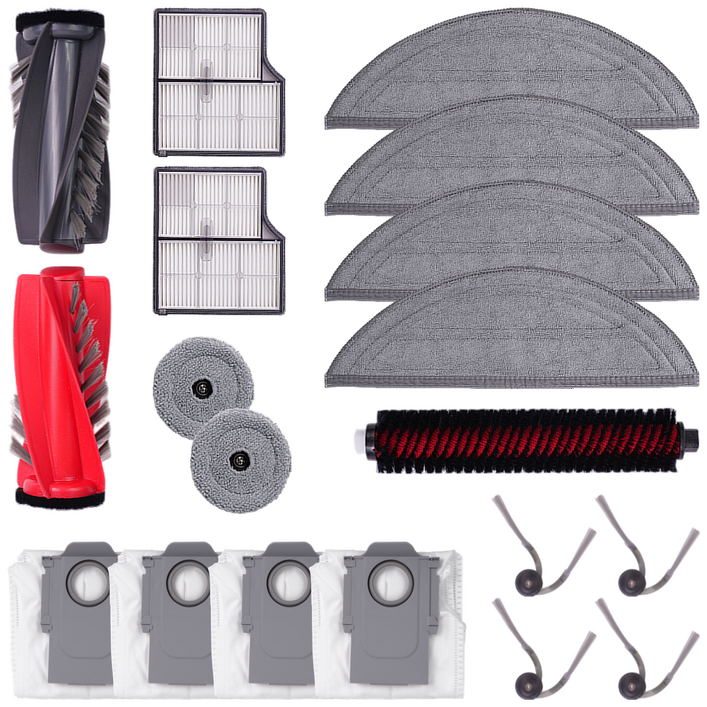 호환 로보락 S9 MaxV Ultra 소모품 부품 교체 먼지봉투 필터 브러쉬 3개월구성품, 1세트, 3개월패키지