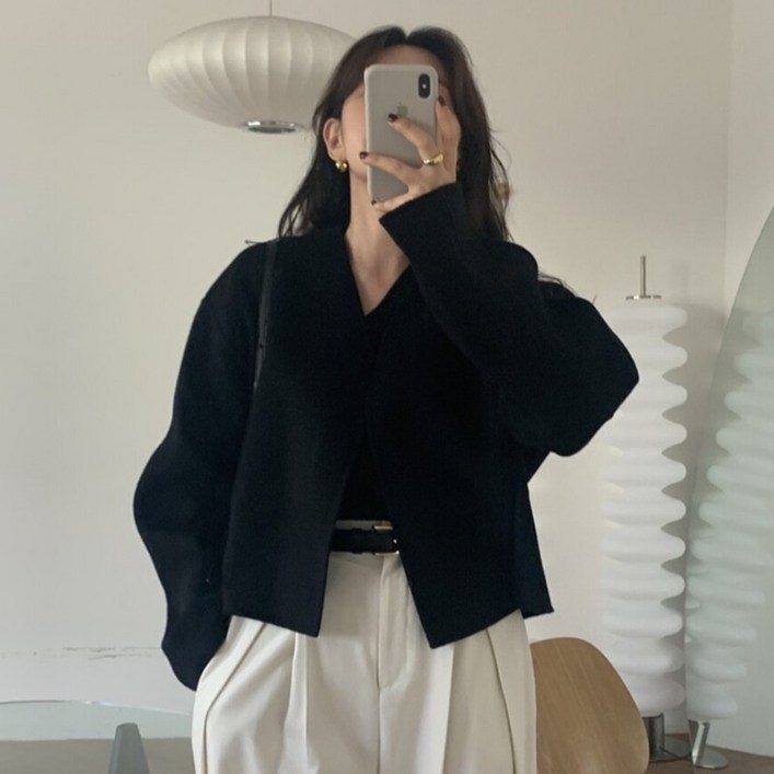 루스리더 여성 신상 쇼트 패션 모임 데일리 재킷 V425