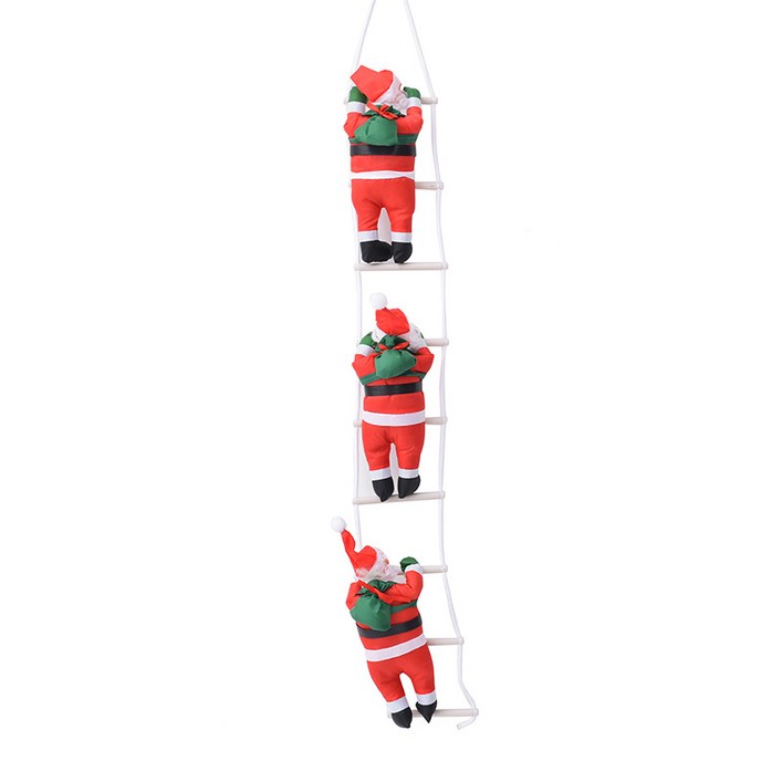 요우니 사다리 산타 인형 장식 크리스마스 트리 장식 인형 인테리어 소품, 사다리 스타일 /25cm 산타클로스 3개