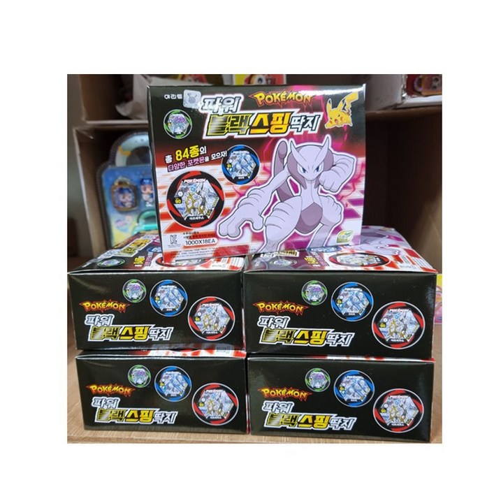 18000 포켓몬 파워 블랙 스핑딱지 18개(1BOX)