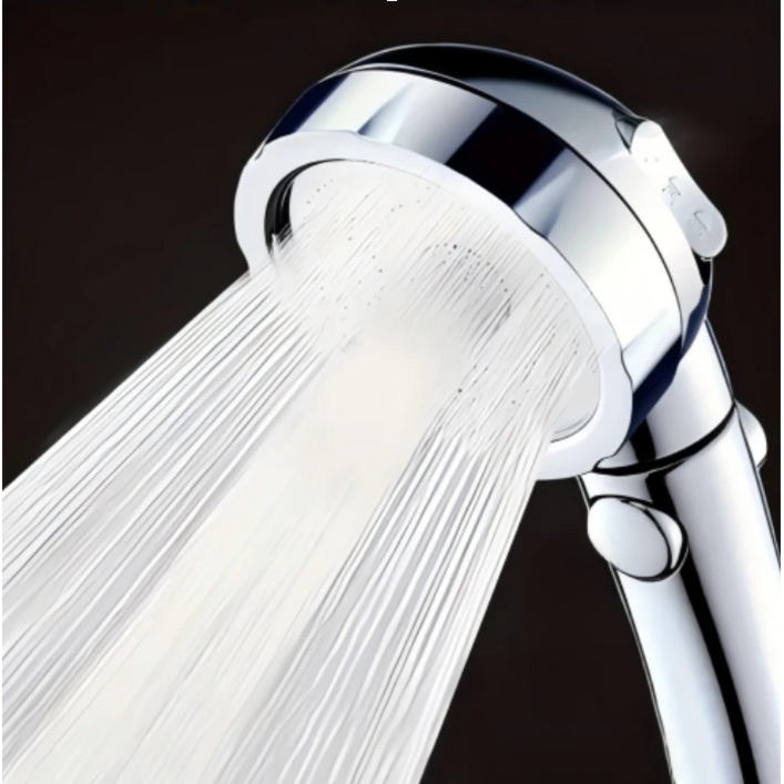 론조모니 3단 수압조절 고수압 온오프 절수 샤워기 헤드