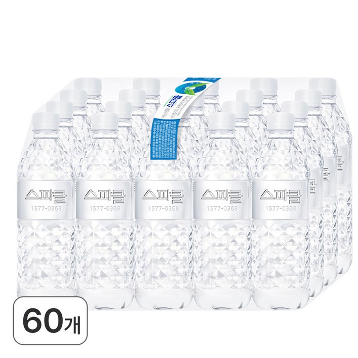 스파클 생수 무라벨, 500ml, 60개