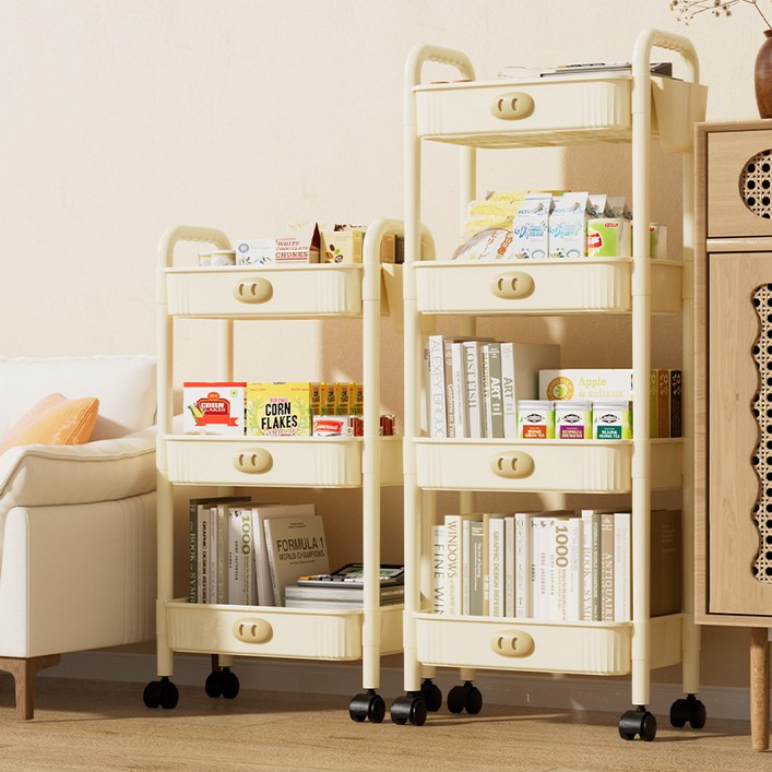 원리버 피그노즈 수납 선반 이동식 트롤리