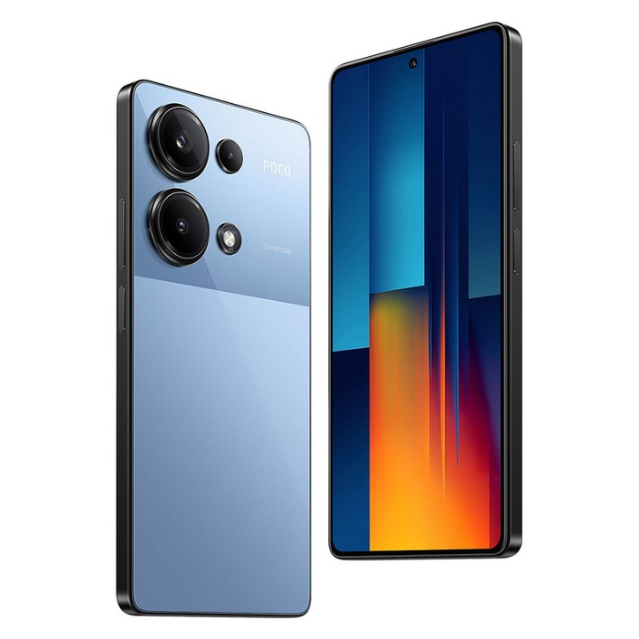 POCO M6 Pro 포코 스마트폰 글로벌 버전 Helio G99-Ultra NFC 120Hz 플로우 아몰레드 도트 디스플레이 64MP 카메라 OIS 67W, 블루, 256GB