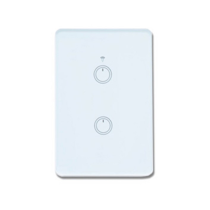 스마트빌 스마트 wifi iot 원격 제어 2구 화이트 스위치 2A440W 스마트빌 스마트 wifi iot 원격 제어 2구 화이트 스위치 2A440W