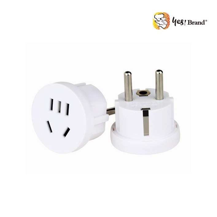 예스브랜드 멀티변환플러그 돼지코 220V 여행용 슬림 원형 사각 돼지코잭 랜덤발송