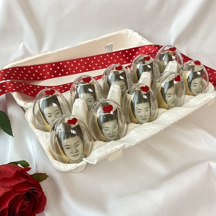 차렌시아 계란한판 용돈 이벤트 30살 60살 생일 이벤트 추석 어버이날 현금 용돈박스, 10구레드땡땡이, 1개