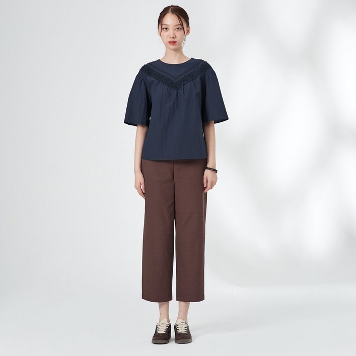 기비 GIVY 플라워 포켓 린넨 블렌드 팬츠 GY25A1FRA2187DH4055153