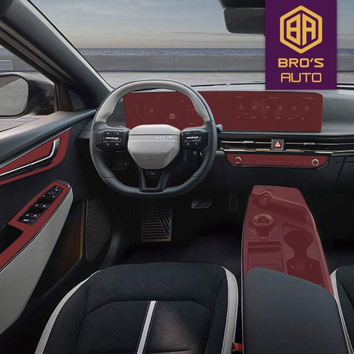 EV6 페이스리프트 실내PPF 파노라마디스플레이 포함 생활보호 필름