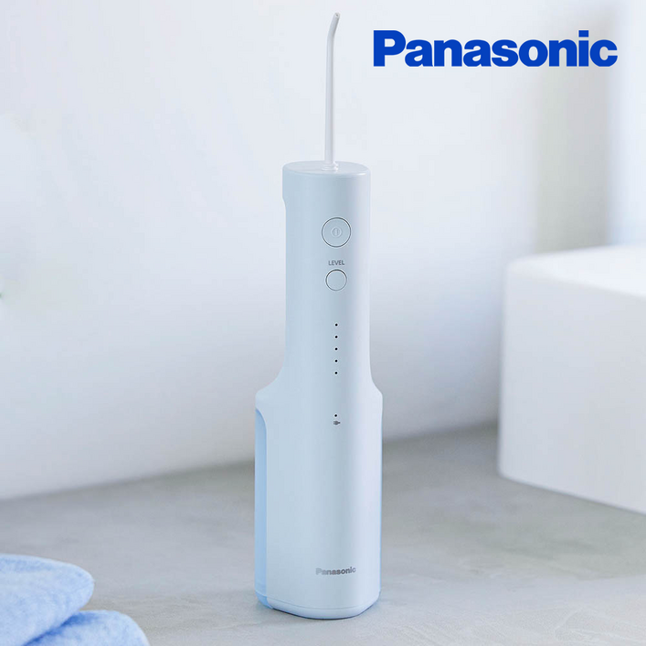 파나소닉 휴대용 무선 구강세정기 IPX7 방수 워터 치아 치간 물치실 세척기 EW-DJ26, EW-DJ26(화이트믹스)