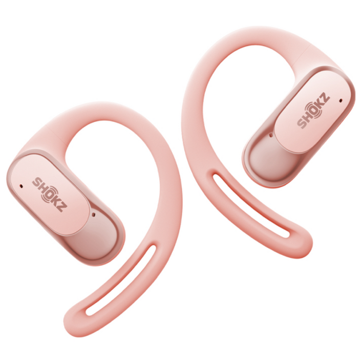 [샥즈 신제품 쿠팡세트 국내 정품] 샥즈 (Shokz) OpenFit Air T511 오픈핏 에어 블루투스 무선 오픈형 이어폰 + 증품파우치, 핑크-PK
