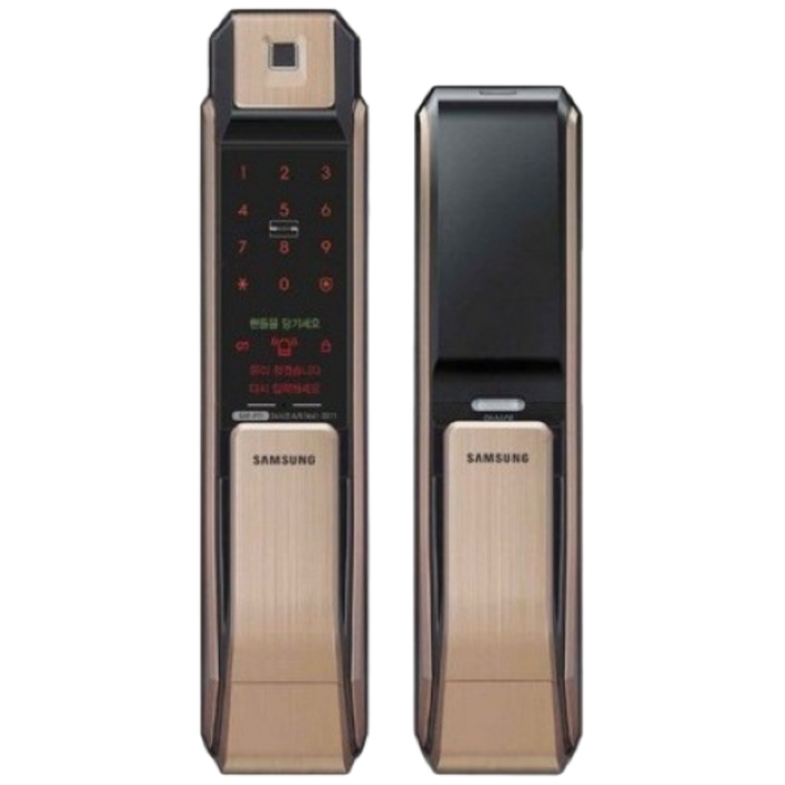[고객설치] 삼성SDS SHP-P71 지문인식 내화형 푸시풀도어락, 삼성SDS 내화형 SHP-P71, 고객직접설치
