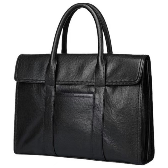 Mimi Market 고급 천연소가죽 사무용 서류가방 SE9606