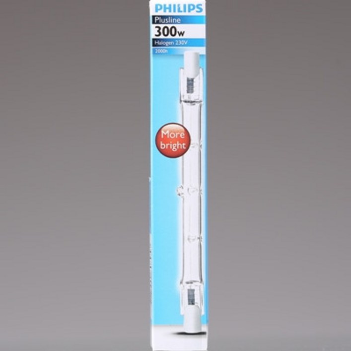 천지몰 필립스 할로겐램프 300W 막대할로겐, 1개