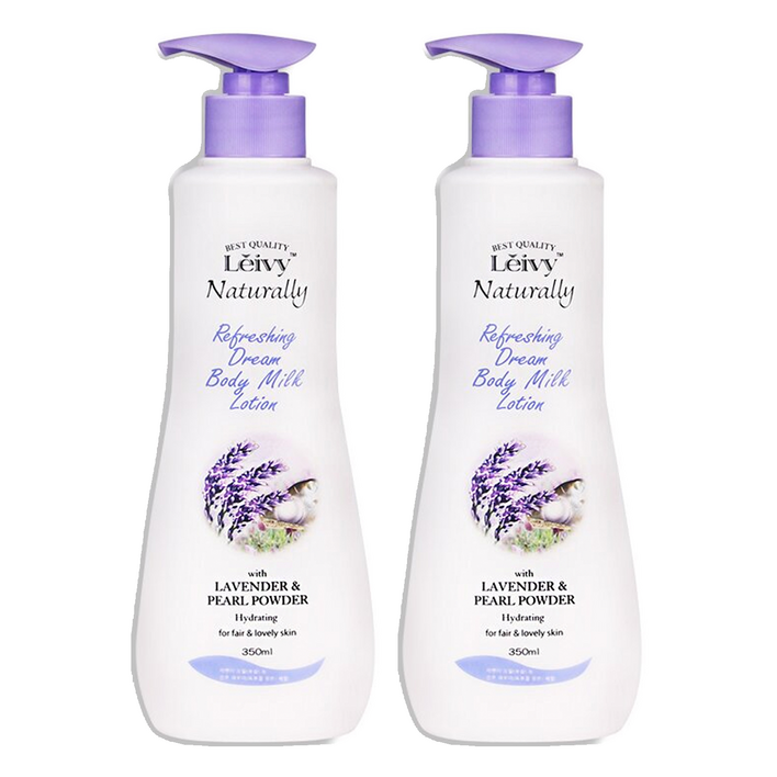 Leivy 라벤더 바디로션, 350ml, 2개