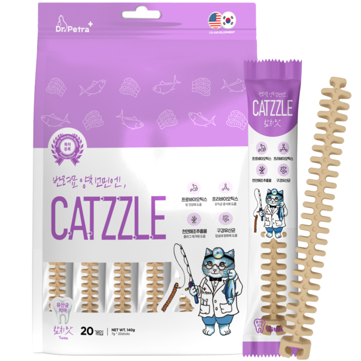 닥터페트라 고양이 양치고민엔 캣즐 간식 20p