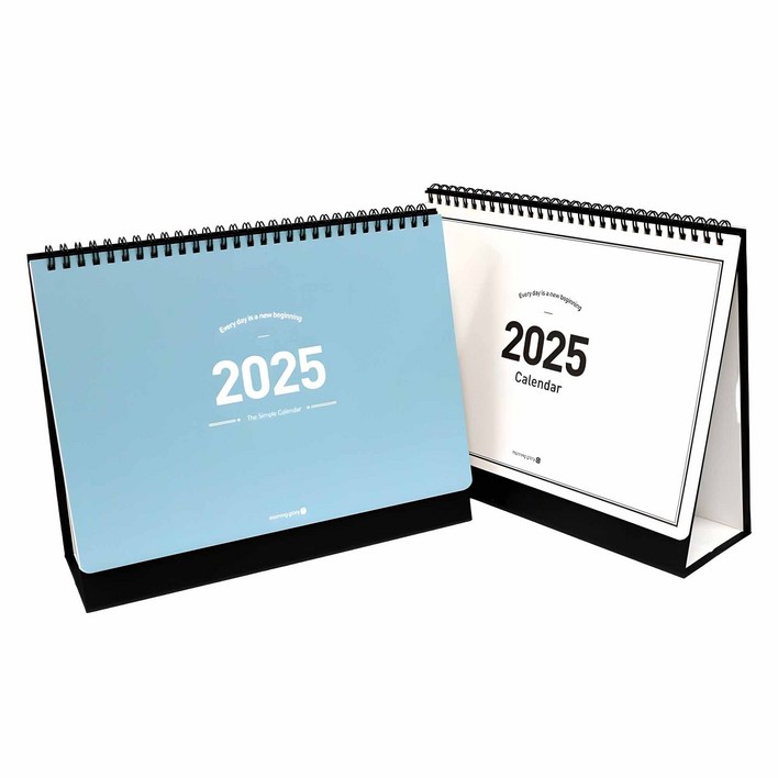 모닝글로리 2025 스탠딩 캘린더 대 2종세트