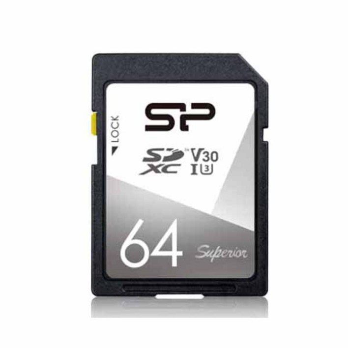 실리콘파워 SDXC UHS1 메모리카드 U3 V30, 64GB 실리콘파워 SDXC UHS1 메모리카드 U3 V30, 64GB
