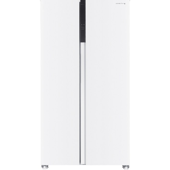 쿠잉전자 저소음 프리스탠딩 2도어 양문형 냉장고 방문설치